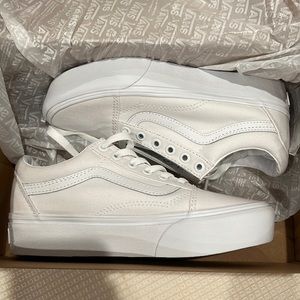 Brand new old school platform all white